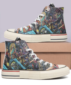 Led Zeppelin High Top Canvas Shoes Special Edition