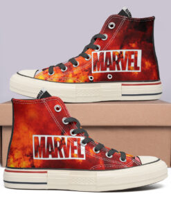 Marvel Logo High Top Canvas Shoes Special Edition