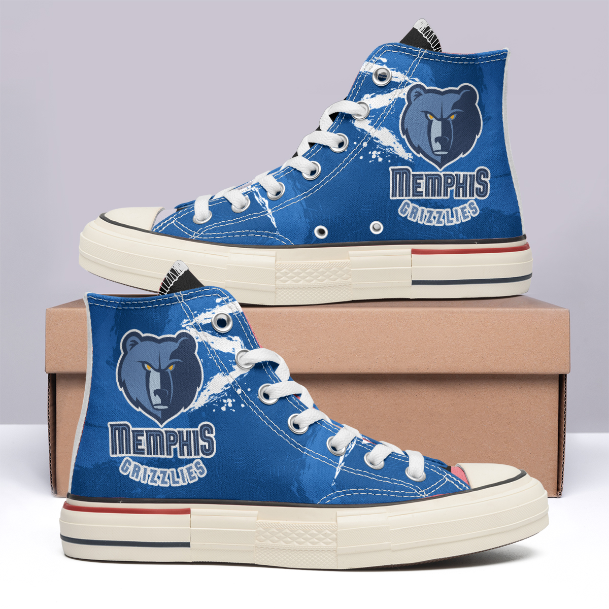 Philadelphia 76ers High Top Canvas Shoes Special Edition