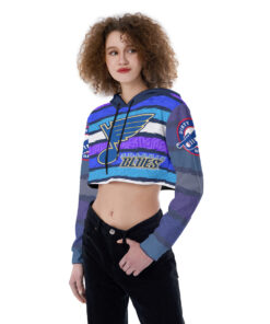 St. Louis Blues Croptop Hoodie