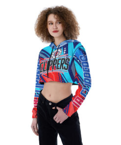 LA Clippers Croptop Hoodie