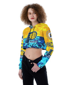 Indiana Pacers Croptop Hoodie