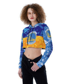 Golden State Warriors Croptop Hoodie