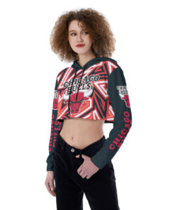 Chicago Bulls Croptop Hoodie