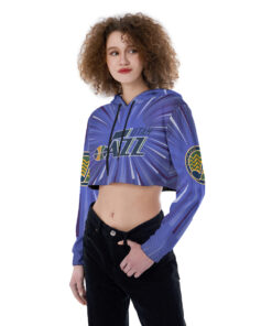 Utah Jazz Croptop Hoodie