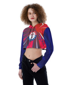 Texas Rangers Croptop Hoodie