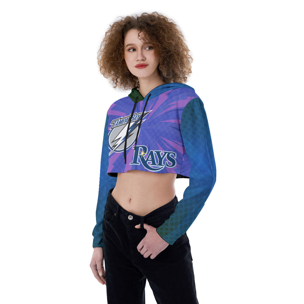 Seattle Mariners Croptop Hoodie