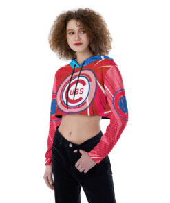 Chicago Cubs Croptop Hoodie