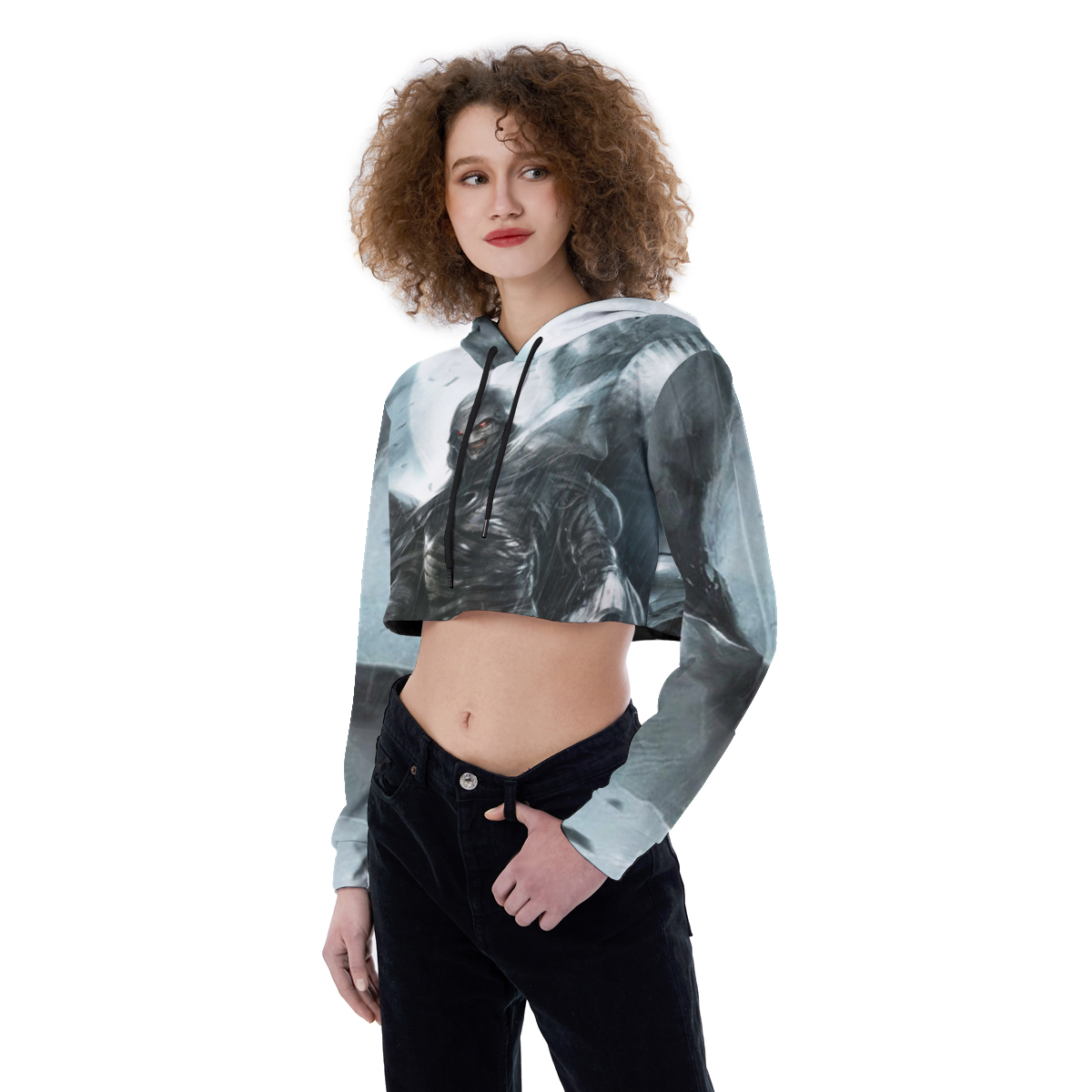 Scarlet witch Croptop Hoodie