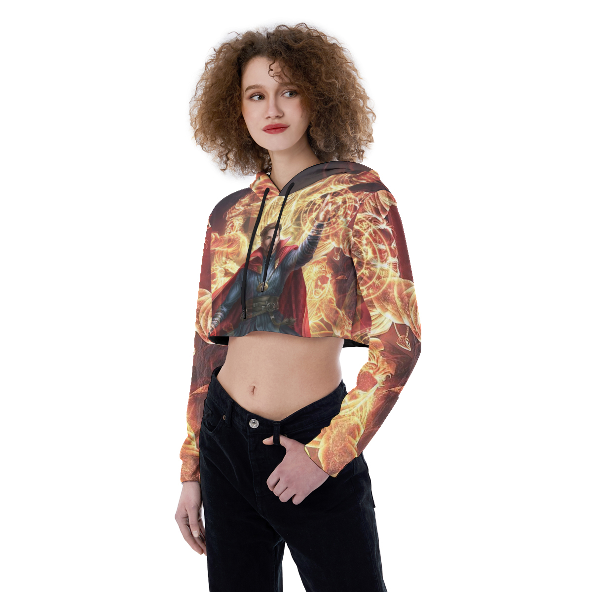 Jean Grey Croptop Hoodie