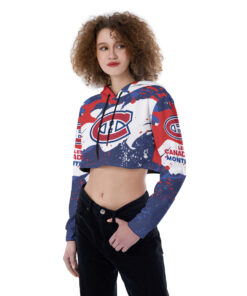 Montreal Canadiens Croptop Hoodie