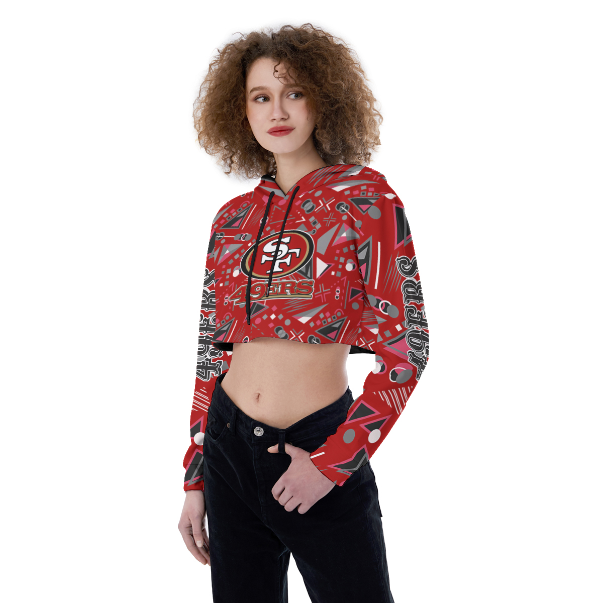 Chicago Blackhawks Croptop Hoodie