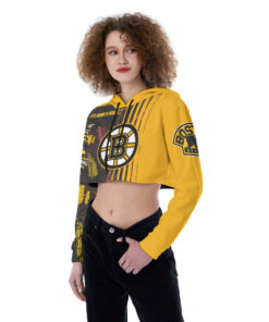 Boston Bruins Croptop Hoodie