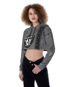 Las Vegas Raiders Croptop Hoodie