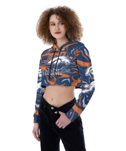 Denver Broncos Croptop Hoodie