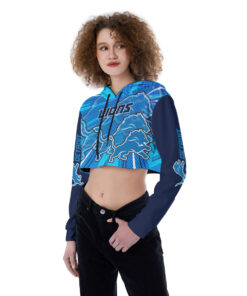 Detroit Lions Croptop Hoodie