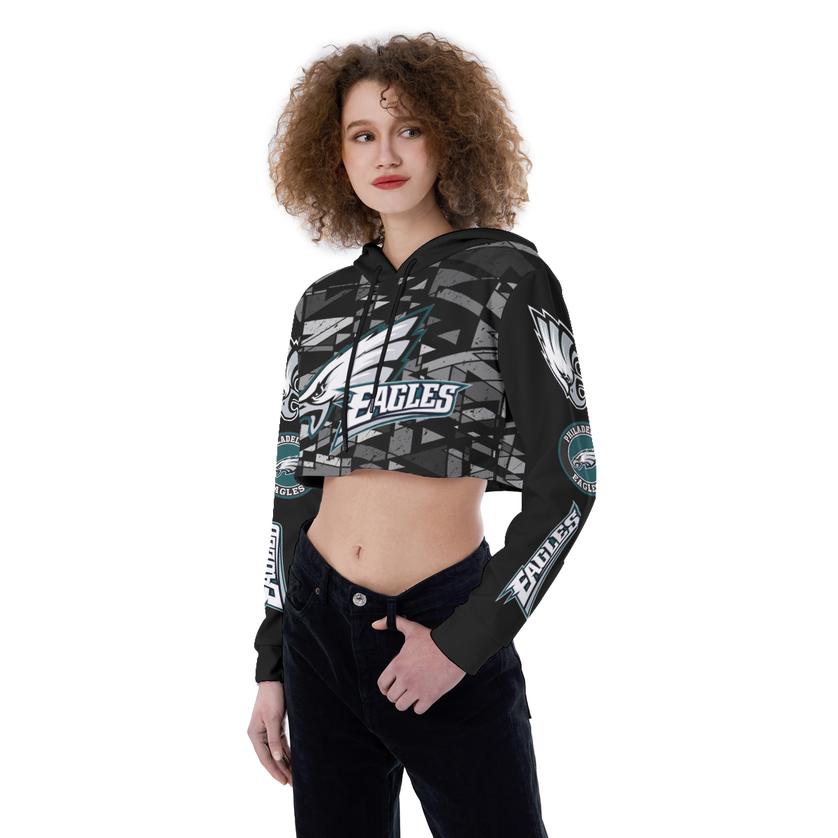 Seattle Seahawks Croptop Hoodie