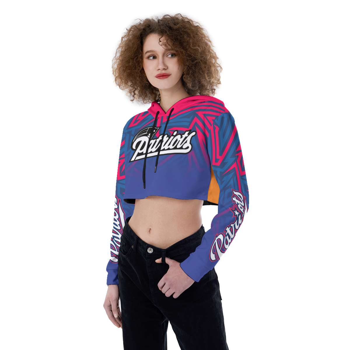 Los Angeles Chargers Croptop Hoodie