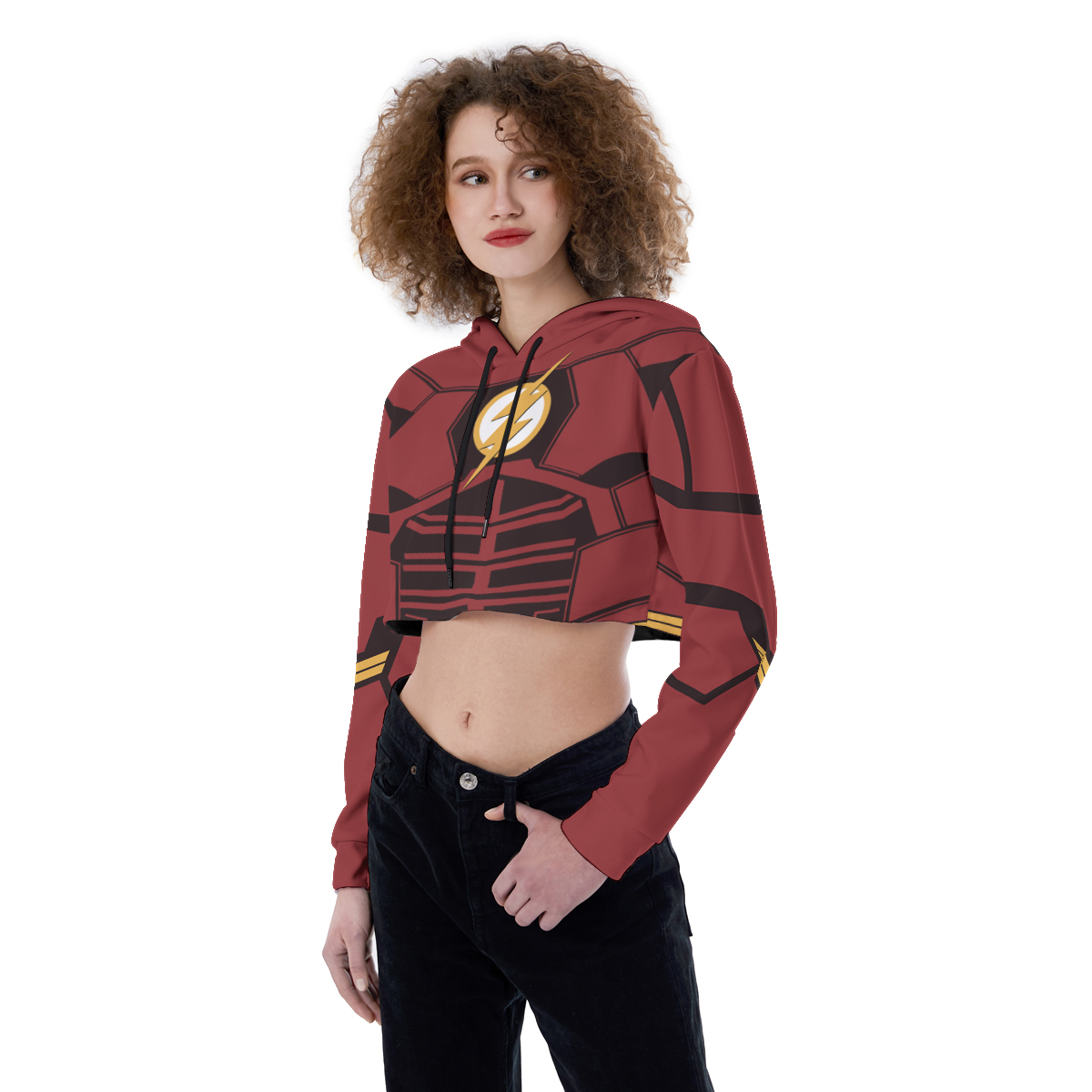 Wakanda Forever Croptop Hoodie