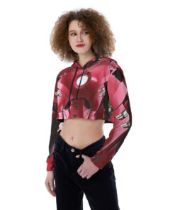 Iron man 2 Croptop Hoodie