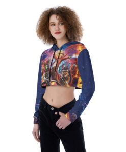 Guardians Of The Galaxy Croptop Hoodie