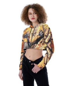 Ghosh Rider Croptop Hoodie