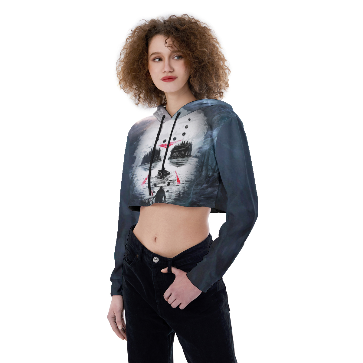 Fear and Loathing Croptop Hoodie