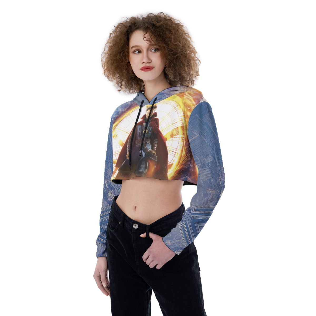 Fear and Loathing Croptop Hoodie