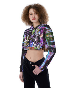 Beetlejuice Croptop Hoodie