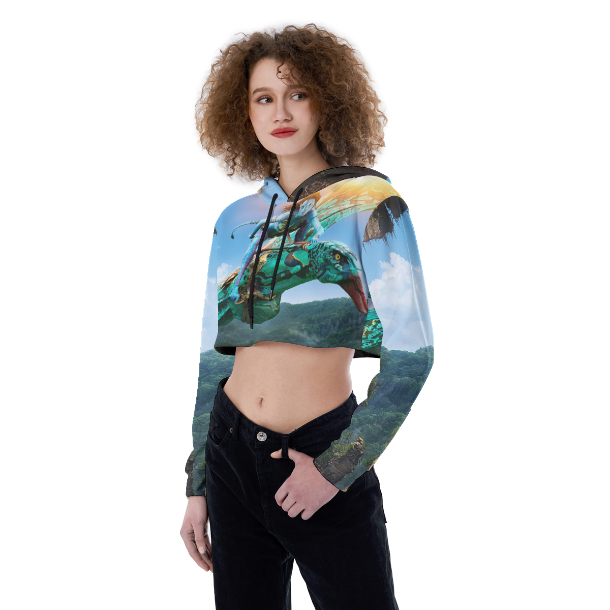 Aquaman Croptop Hoodie