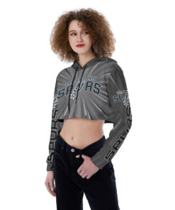 San Antonio Spurs Croptop Hoodie