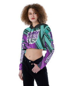 Sacramento Kings Croptop Hoodie