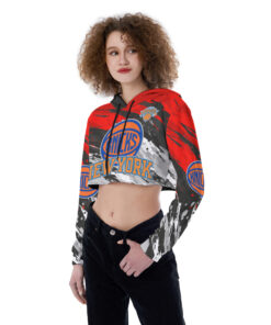 New York Knicks Croptop Hoodie