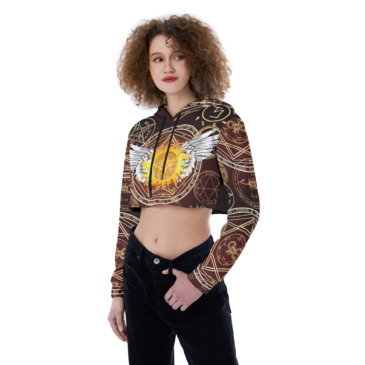 Star war 6 Croptop Hoodie