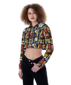 Star war 2 Croptop Hoodie