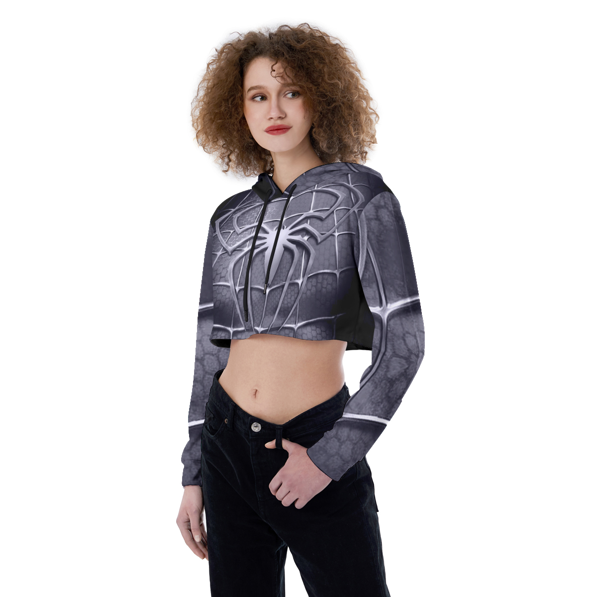 Star war 3 Croptop Hoodie