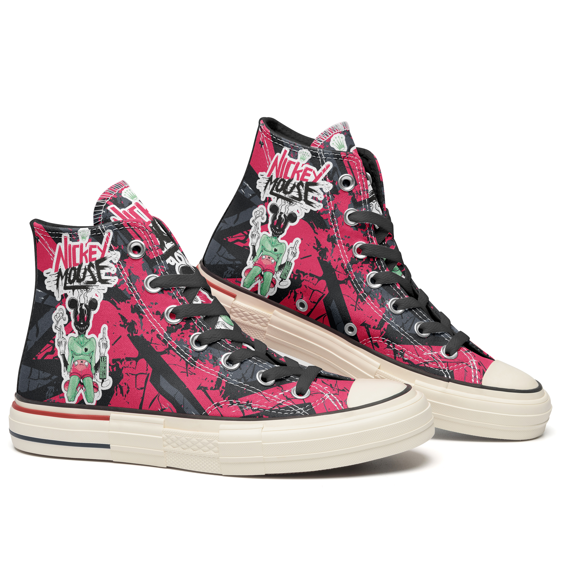 Nickey Mouse High Top Canvas Shoes Special Edition