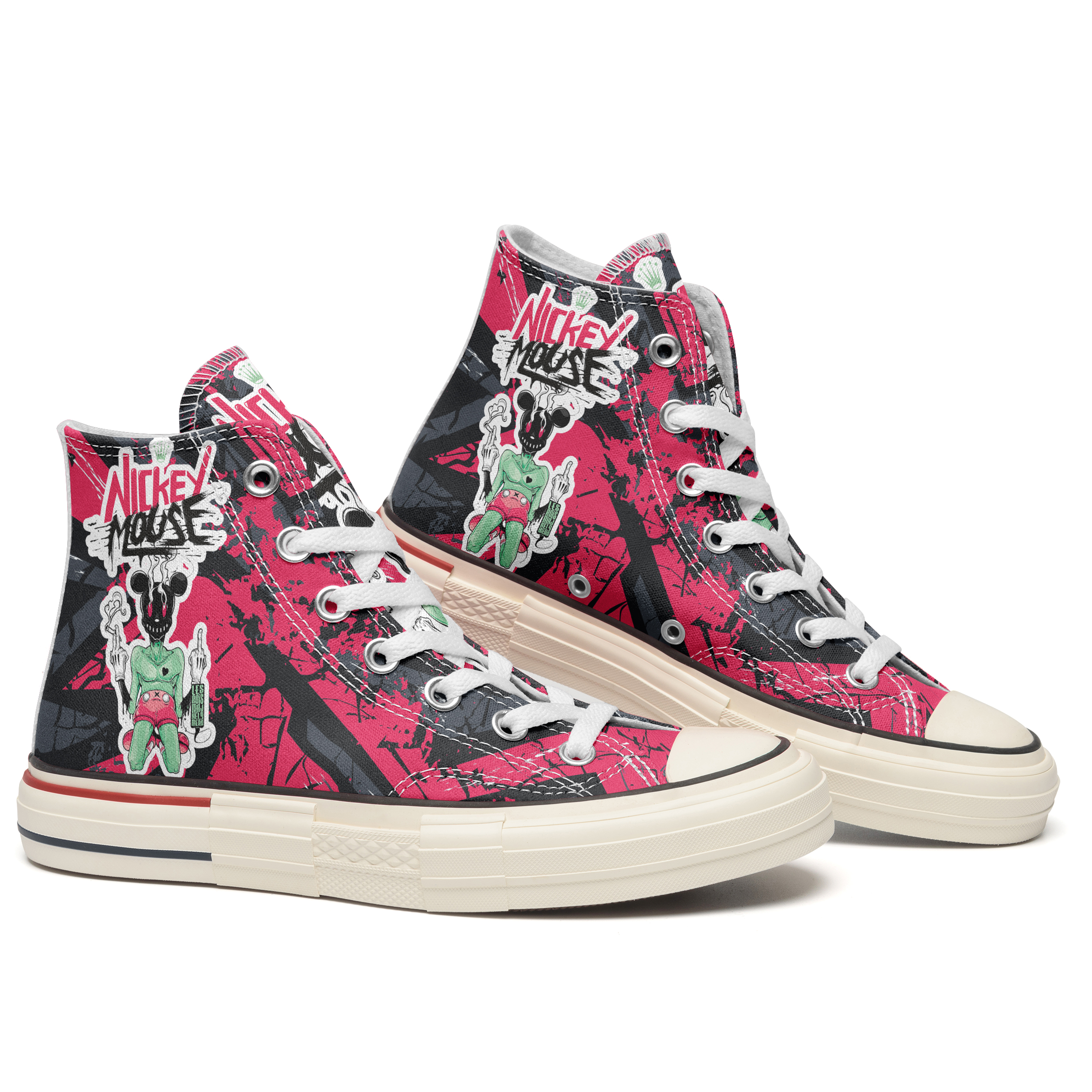 The Lovely Tigers High Top Canvas Shoes Special Edition