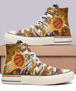 Phoenix Suns High Top Canvas Shoes Special Edition