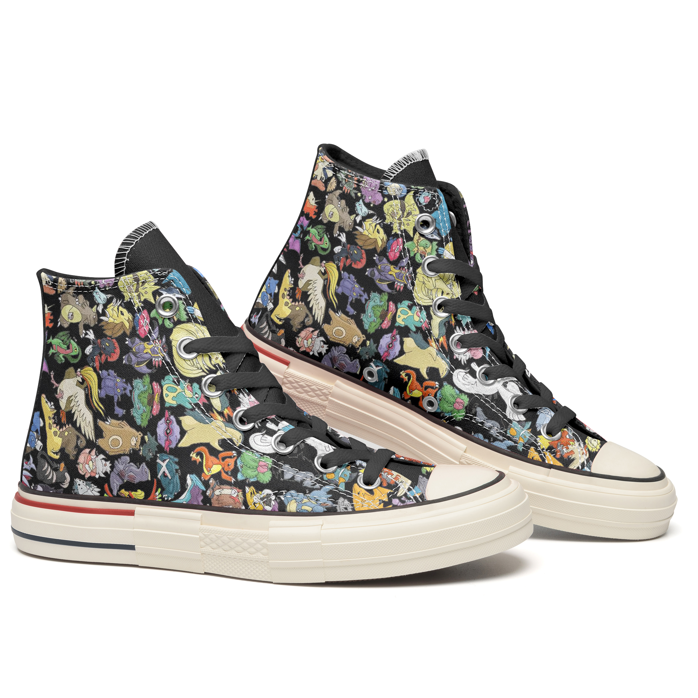 Pokemon Doodle High Top Canvas Shoes Special Edition