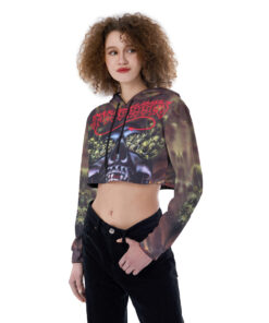 Possessed Croptop Hoodie