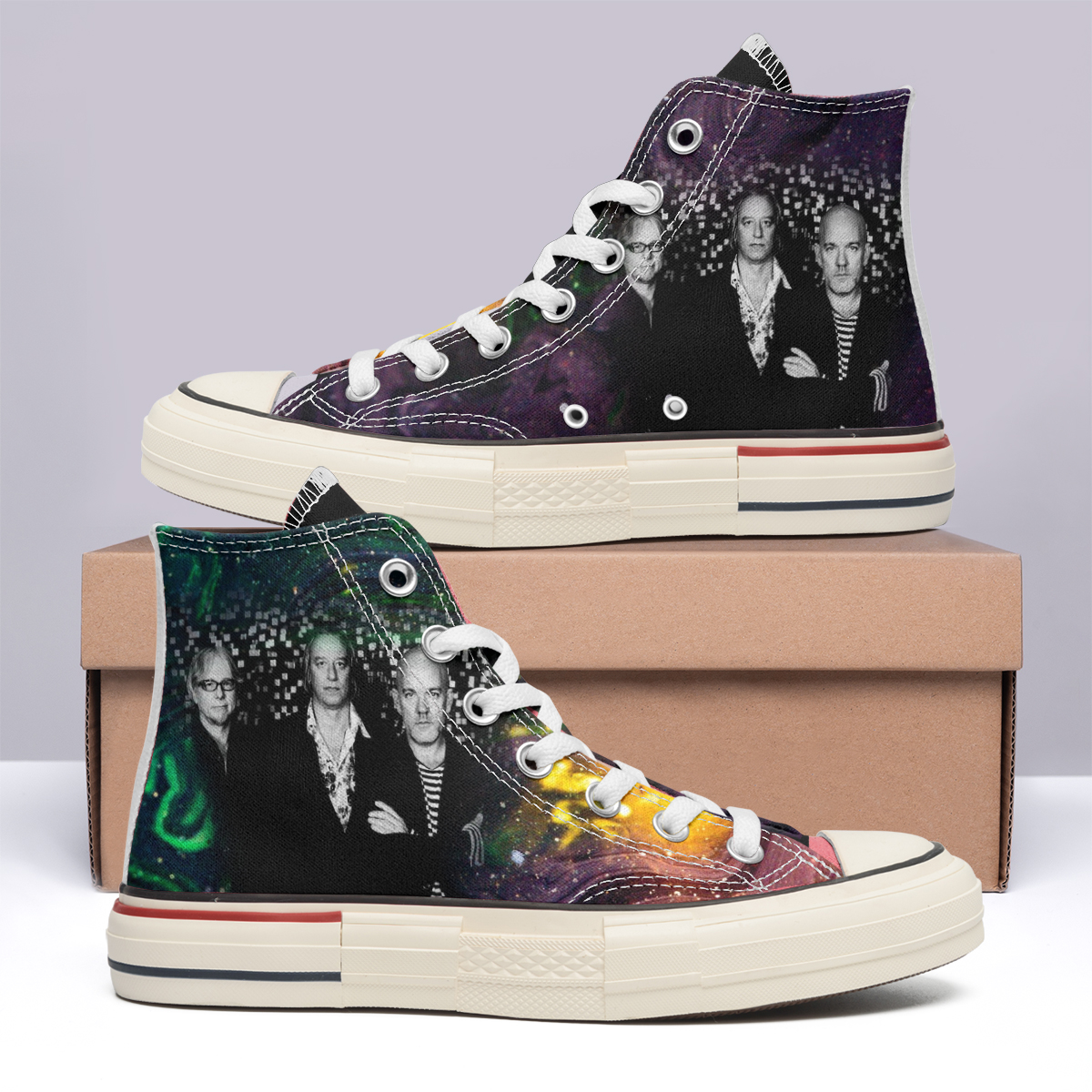 Nirvana High Top Canvas Shoes Special Edition
