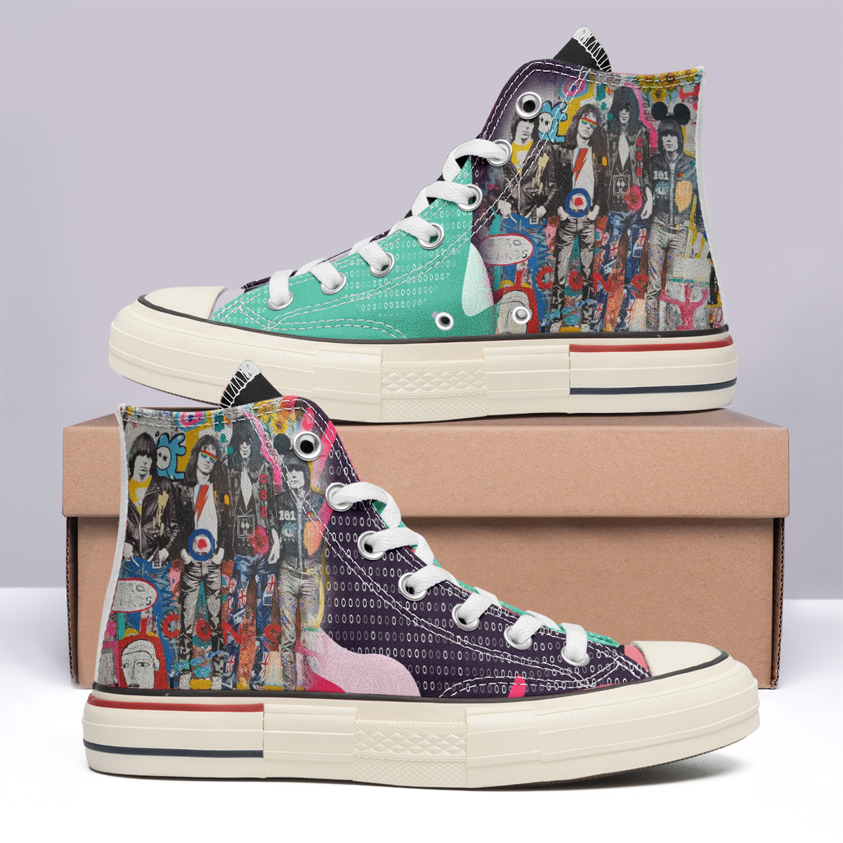 Blondie Band High Top Canvas Shoes Special Edition