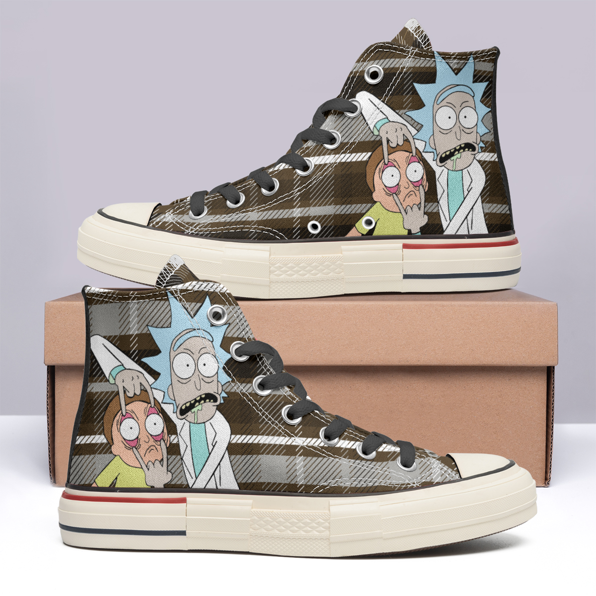 Rick and Morty 01 High Top Canvas Shoes Special Edition
