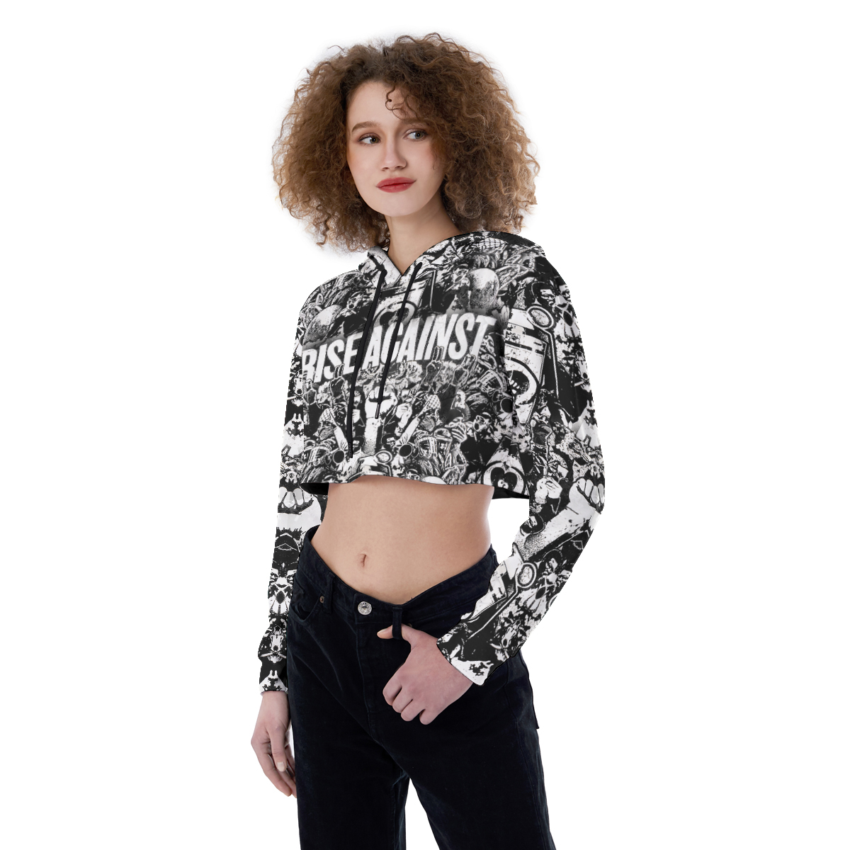 Royal Blood Croptop Hoodie