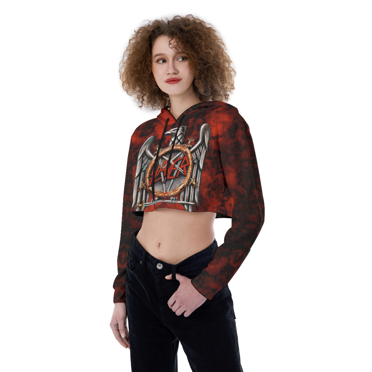 Soundgarden Croptop Hoodie