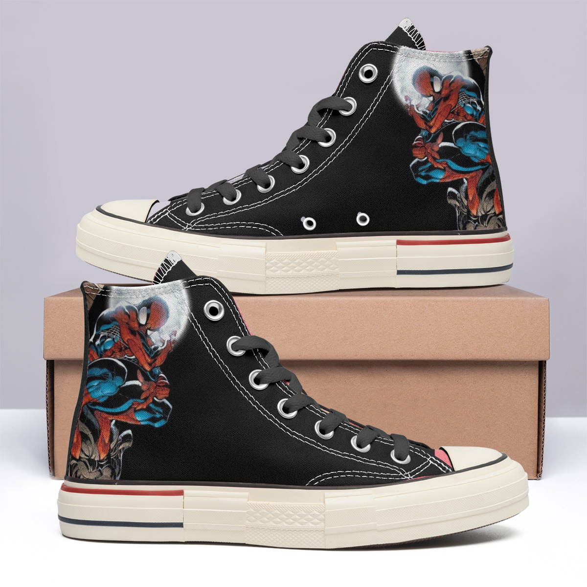 Spiderman High Top Canvas Shoes Special Edition