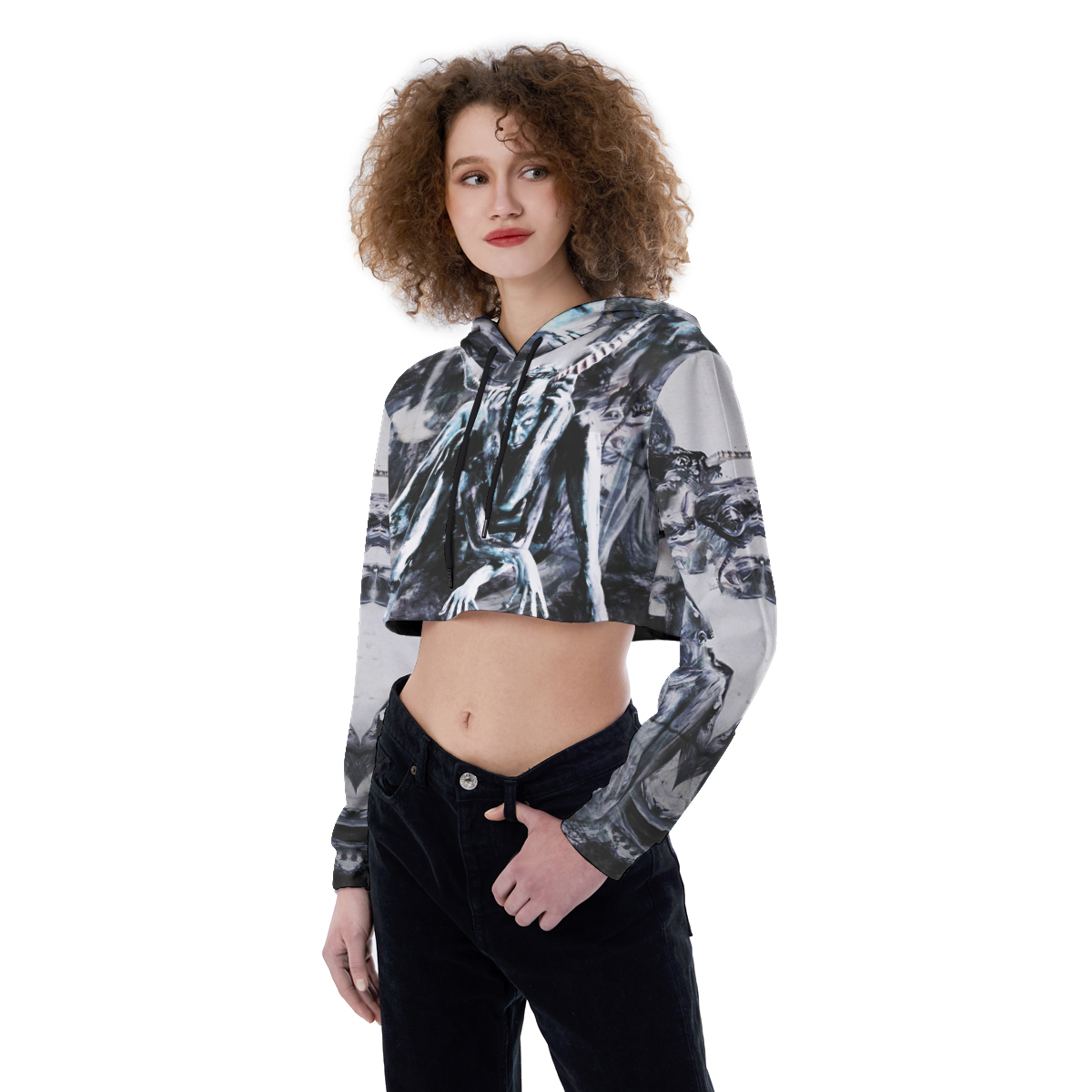 Soundgarden Croptop Hoodie