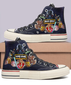 Star Wars Cartoon x Angry Brids High Top Canvas Shoes Special Edition