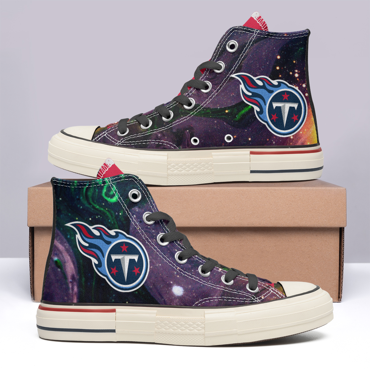 Tennessee Titans High Top Canvas Shoes Special Edition